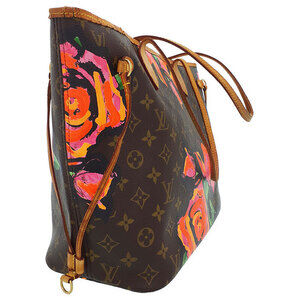 Louis Vuitton Roses Stephen Pink Neverfull edition tote limited Sprouse